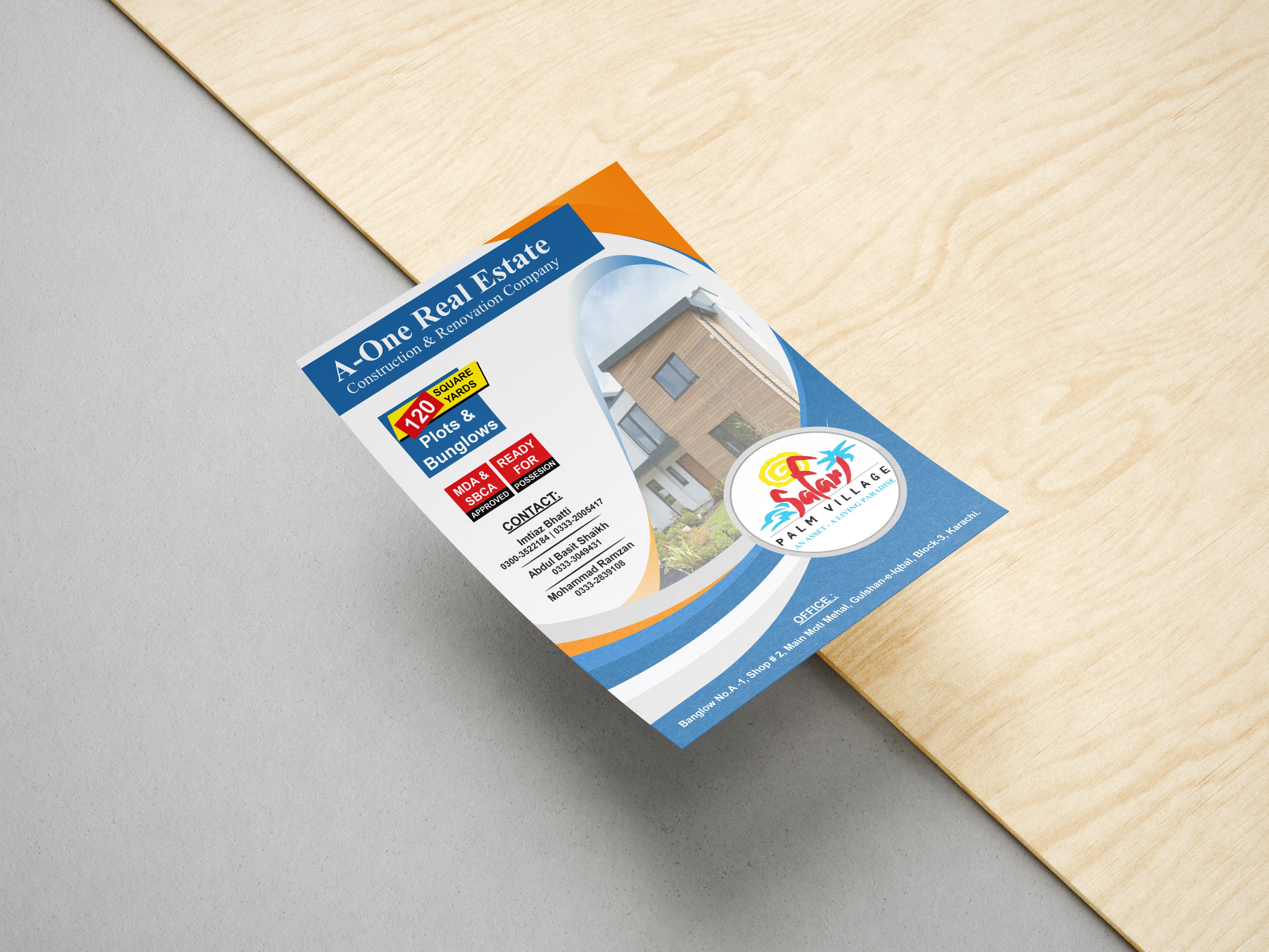 A5 Flyer Catalog Design for Business Promotion in Kuwait