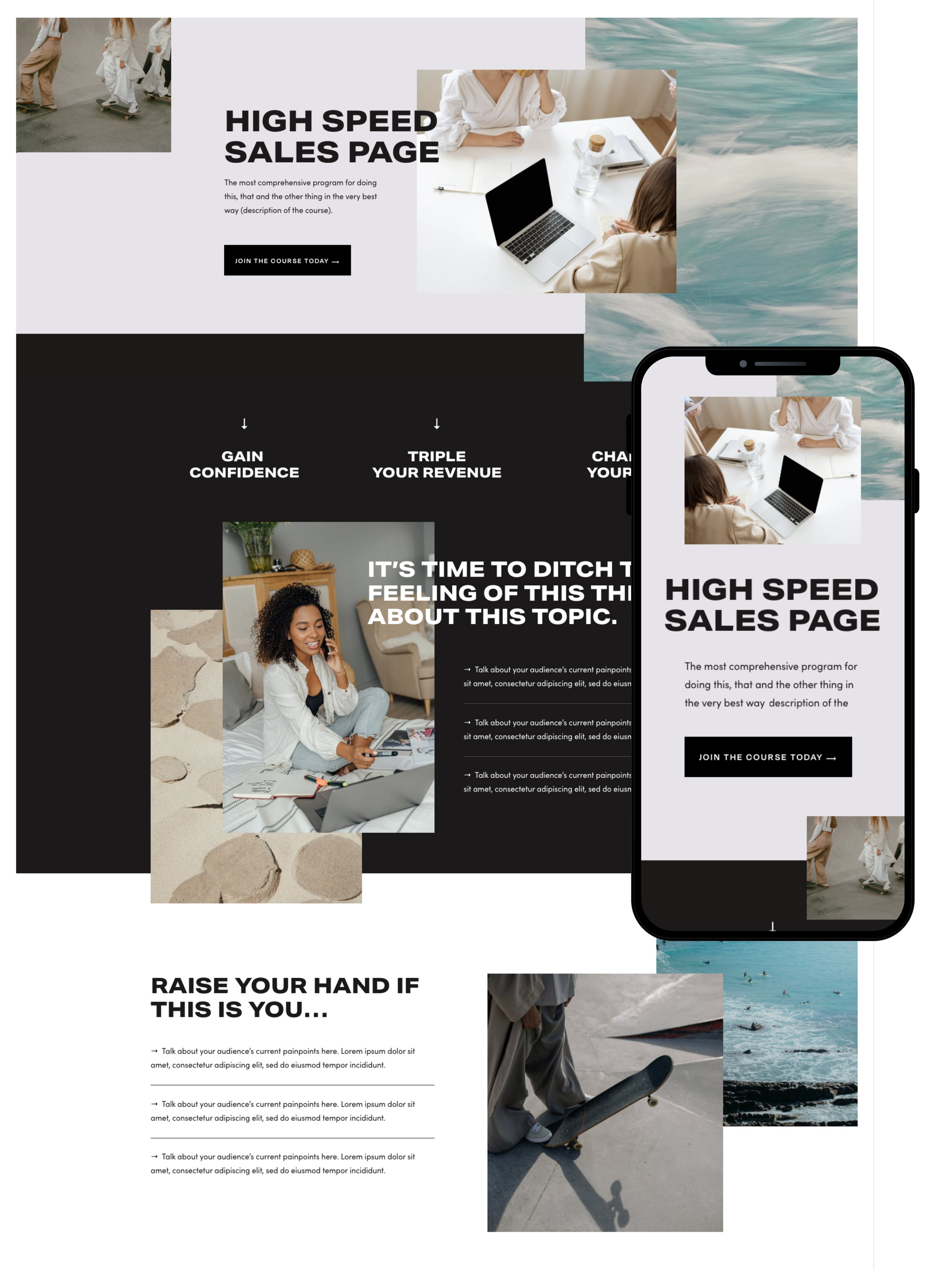 Sales Page Design | Elite Launch Design - Create in Kuwait for Higher Conversions