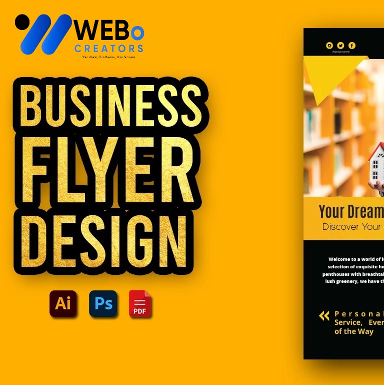 Creative Flyer Design for Moving Company in Kuwait | Flyer for Removals Services