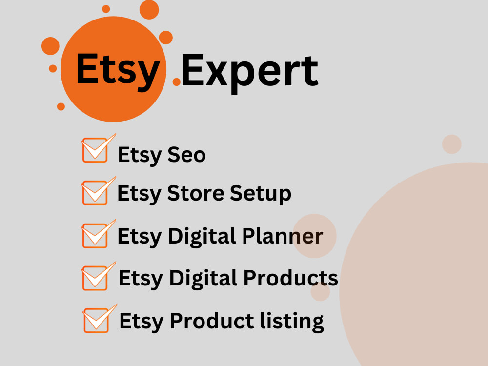 Etsy Shop Setup Service | Branding, SEO, Banner Design, Product Listings in Kuwait