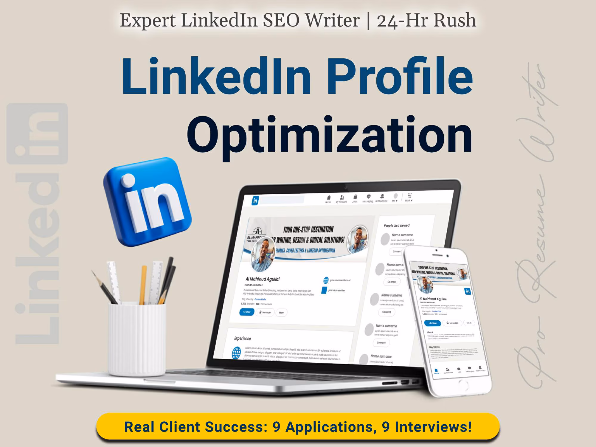 Profile Optimization & Enhancement LinkedIn Profile Building & Writing Services in Kuwait 2026