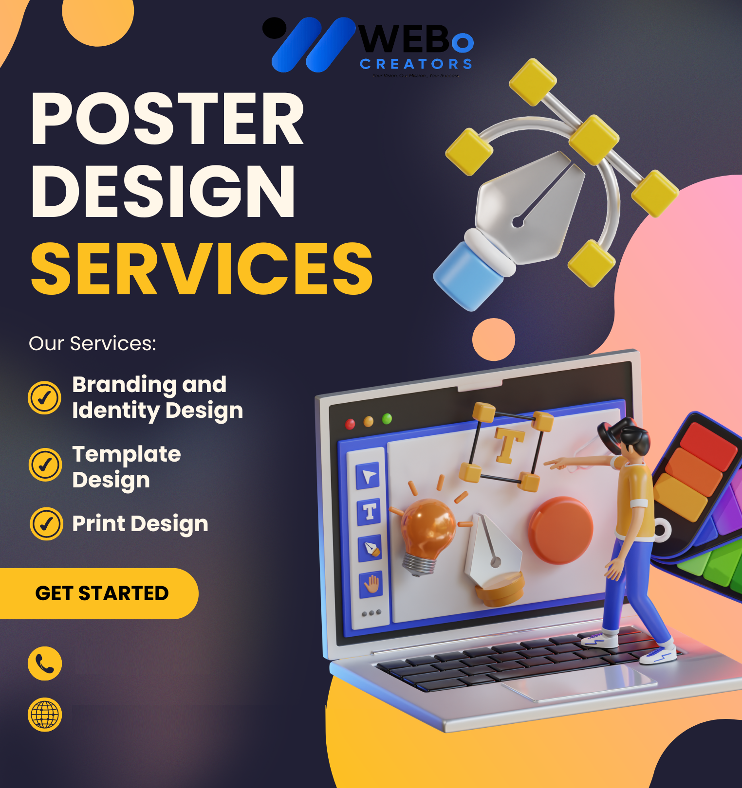 Best Print Design Services in Kuwait Flyers Brochures Posters