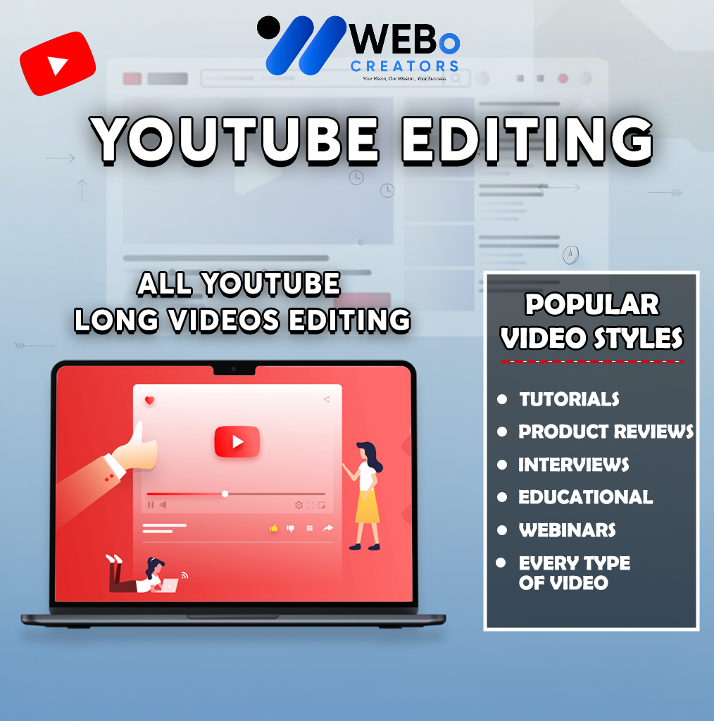YouTube Video Editing Services at Affordable Cost - Hire Experienced YouTube Video Editors in Kuwait